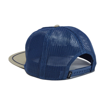 RVCA Palm Serif 5-Panel Mesh Hat - Navy