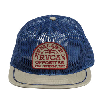 RVCA Palm Serif 5-Panel Mesh Hat - Navy