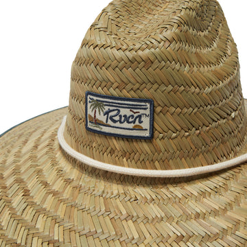 RVCA Exotica Straw Lifeguard Hat - Olive