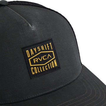 RVCA Dayshift Canvas Trucker Hat - Black