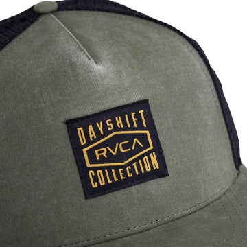 RVCA Dayshift Canvas Trucker Hat - Olive