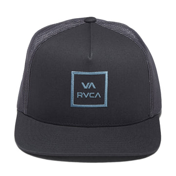 RVCA VA All The Way Trucker Hat - Black/Black