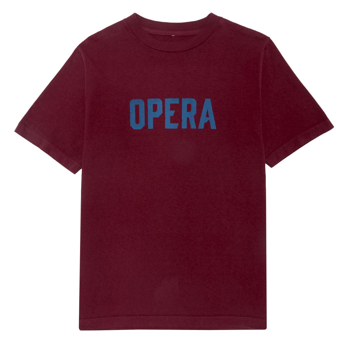 Opera Font T-Shirt - Burgundy