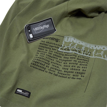 Underworld Element Skypager T-Shirt - Light Olive