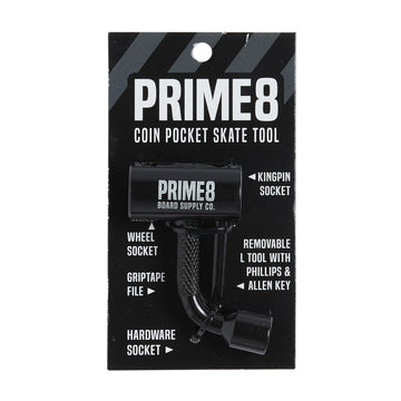 PRIME8 Coin Pocket Skate Tool - Black