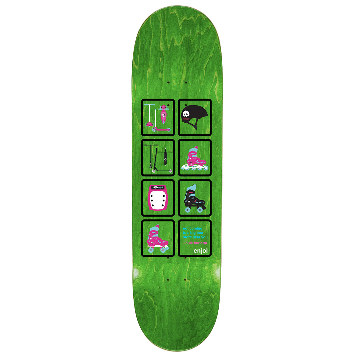 Enjoi Big Box Plastic Spectrum R7 Skateboard Complete - Orange