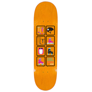 Enjoi Big Box Roller Skates R7 Skateboard Deck - Mint - 8.25
