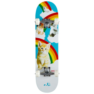 Enjoi Kitten Dreams FP Soft Top Pre-Built Skateboard Complete - Multi - 7.25