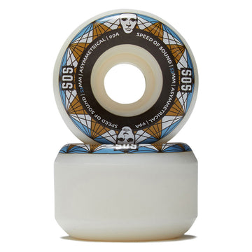 Opera SOS Heaters Asymmetrical 99a Skateboard Wheels - Candle White - 53mm