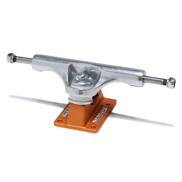 Slappy ST1 Hollow Lights Skateboard Trucks - Polished/Burnt Orange - 8.00