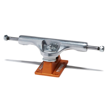 Slappy ST1 Hollow Lights Skateboard Trucks - Polished/Burnt Orange - 8.50