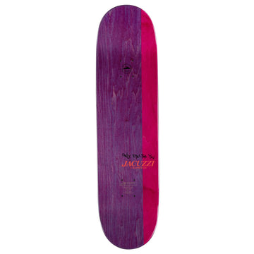 Jacuzzi Unlimited Jet Ski Eyes Popsicle EX7 Skateboard Deck - Yellow/Burgundy - 8.25