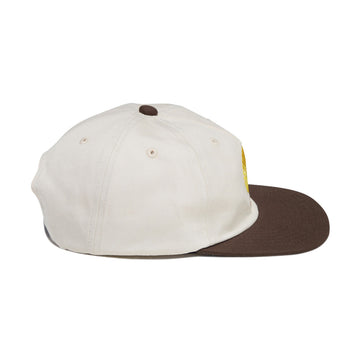 Autumn Twill Five Panel Snapback Hat - Natural
