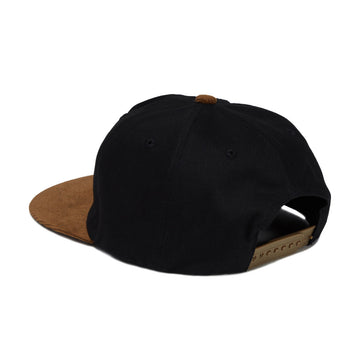 Autumn Mixed Six Panel Snapback Hat - Black