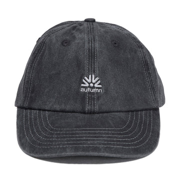 Autumn Six Panel Strapback Hat - Black 2026
