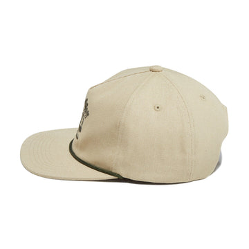 Autumn Canvas 5 Panel Hat - Natural