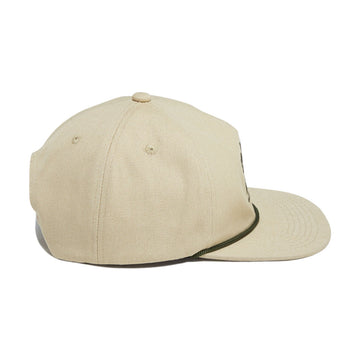 Autumn Canvas 5 Panel Hat - Natural
