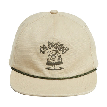 Autumn Canvas 5 Panel Hat - Natural