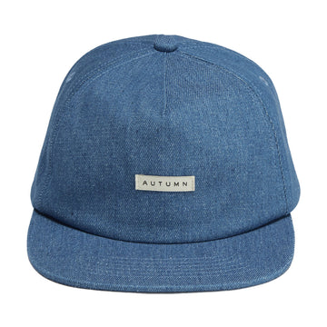 Autumn Mixed 5 Panel Hat - Denim
