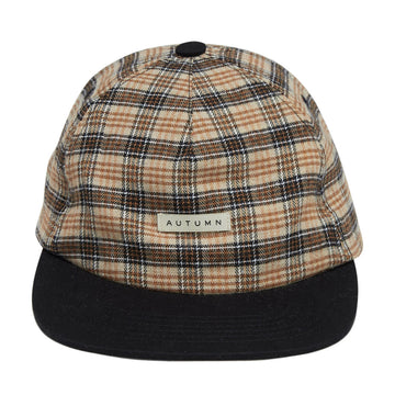 Autumn Mixed 5 Panel Hat - Plaid