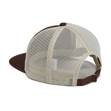Autumn Trucker Strapback Hat - Brown