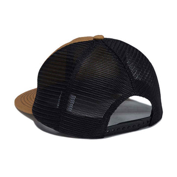 Autumn Twill 6 Panel Trucker Hat - Brown