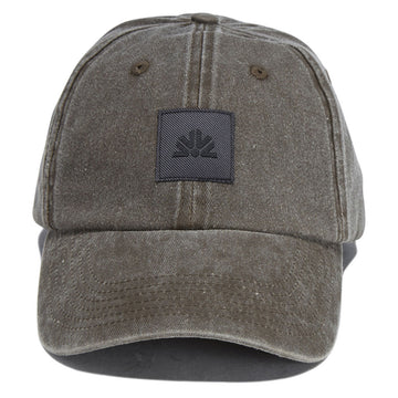 Autumn Washed 6 Panel Strapback Hat - Brown