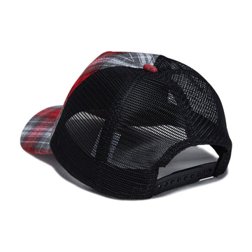 Corduroy Plaid Trucker Hat - Plaid