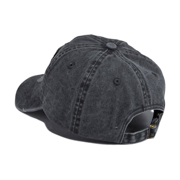 Corduroy Washed 6 Panel Hat - Black