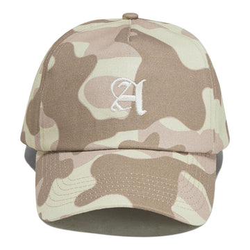 Autumn Camo 5 Panel Hat - Khaki