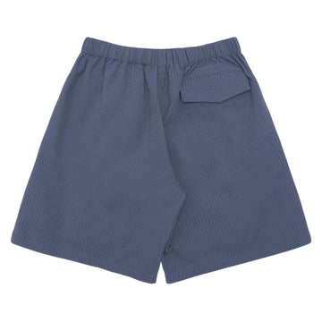 Metalwood Seersucker Spa Shorts - Navy