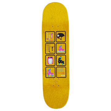 Enjoi Big Box Roller Blades R7 Skateboard Complete - Pink - 8.50