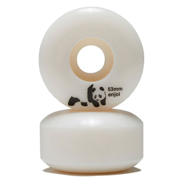 Enjoi Whitey Skateboard Wheels - White - 53mm