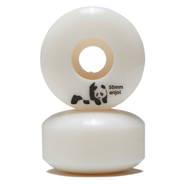 Enjoi Whitey Skateboard Wheels - White - 55mm