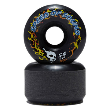 Opera SOS Fire Mask Hardline Conical 99a Skateboard Wheels - Black - 54mm