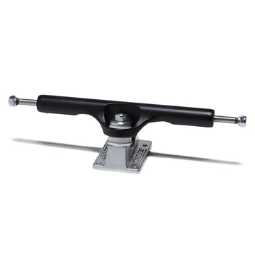 Slappy ST1 Hollow Wide Boys Laser Etch Skateboard Trucks - Black/Polished - 10.50