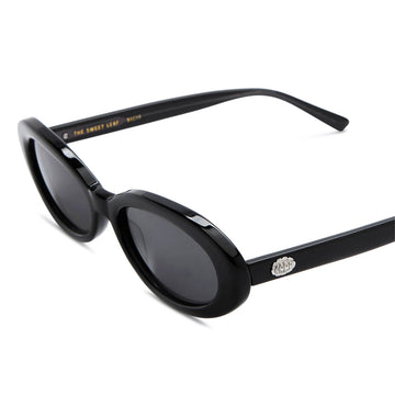 Crap Eyewear The Sweet Leaf Sunglasses - Black Bio/Polarized Grey