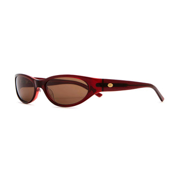 Crap Eyewear The Mini Funk Sunglasses - Crystal Black Cherry Bio/Desert