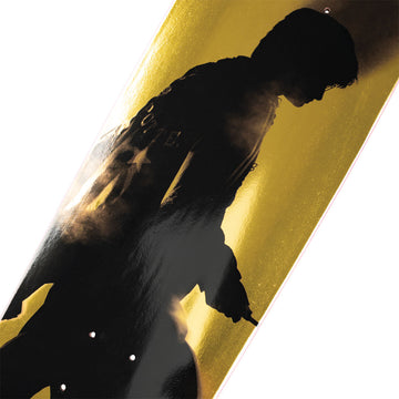 Welcome x Harry Potter Seeker On Nimbus 5000 Skateboard Deck - Gold Foil - 8.75