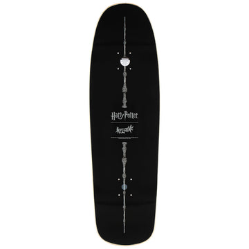 Welcome x Harry Potter Arrival On A Slappy Slap Skateboard Deck - Black/Gold Foil - 9.50