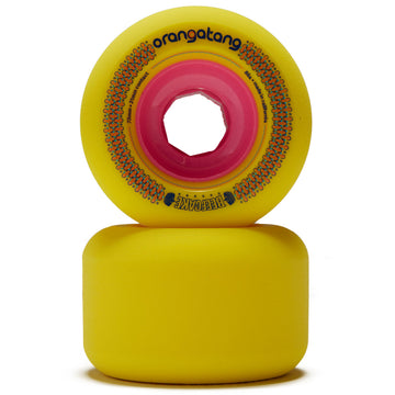 Orangatang Beefcake Freeride 86a Longboard Wheels - Yellow - 73mm