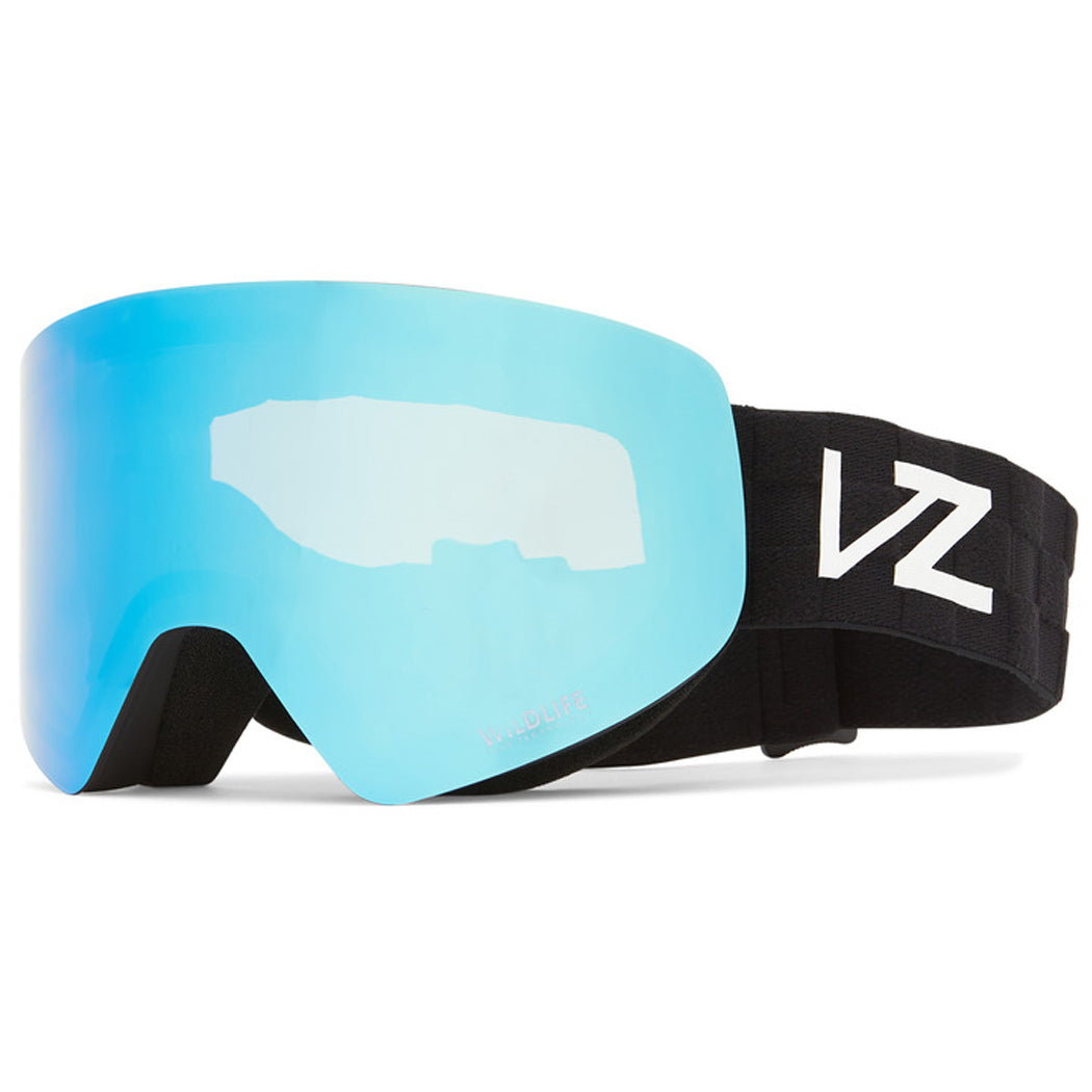 Von Zipper Encore Snowboard Goggles - Black Satin/Wildlife Stellar Chrome image 1