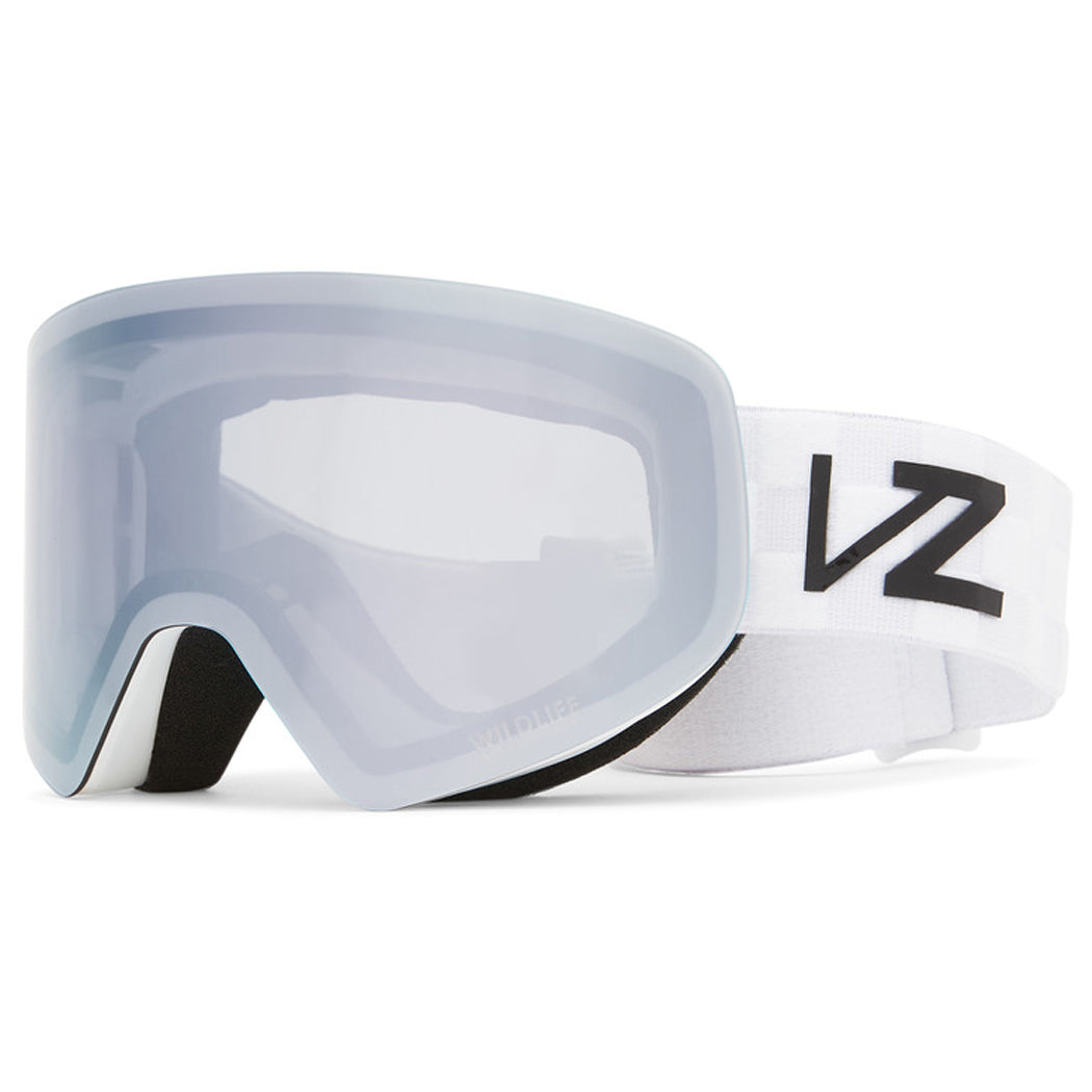 Von Zipper Encore Snowboard Goggles - White Gloss/Wildlife White Chrome image 1