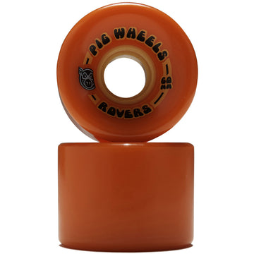 Pig Rover 85a Skateboard Wheels - Orange/Yellow - 60mm