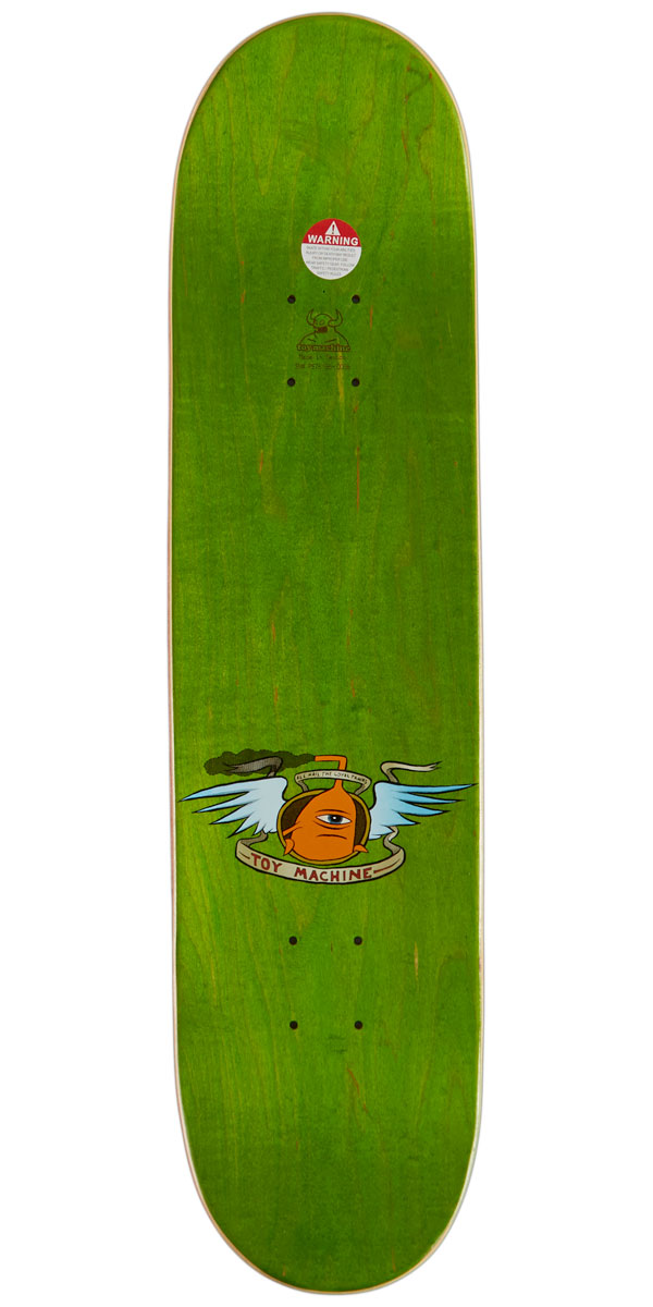 Toy Machine Monster Skateboard Deck - Assorted Stains - 7.75