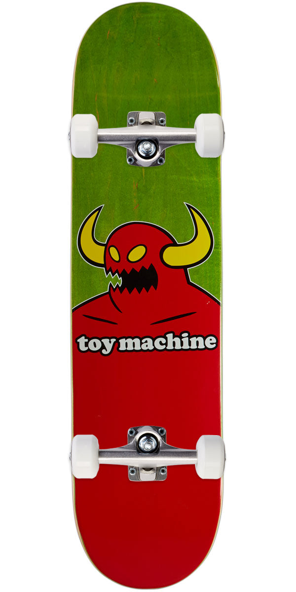 Toy Machine Monster Skateboard Complete - Assorted Stains - 7.75