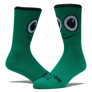 Toy Machine Youth Turtle Face Socks - Green