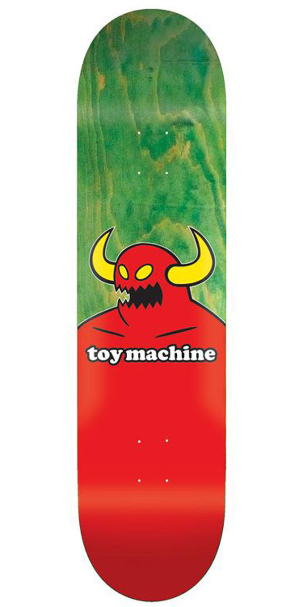 Toy Machine Monster Skateboard Deck - Assorted Stains - 8.75