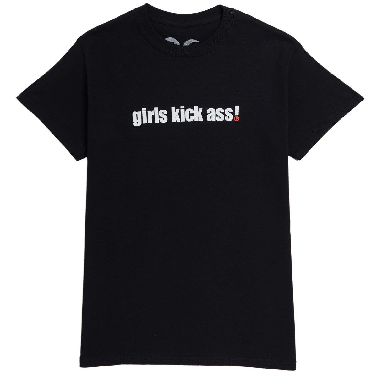 Foundation Girls Kick Ass T-Shirt - Black image 1