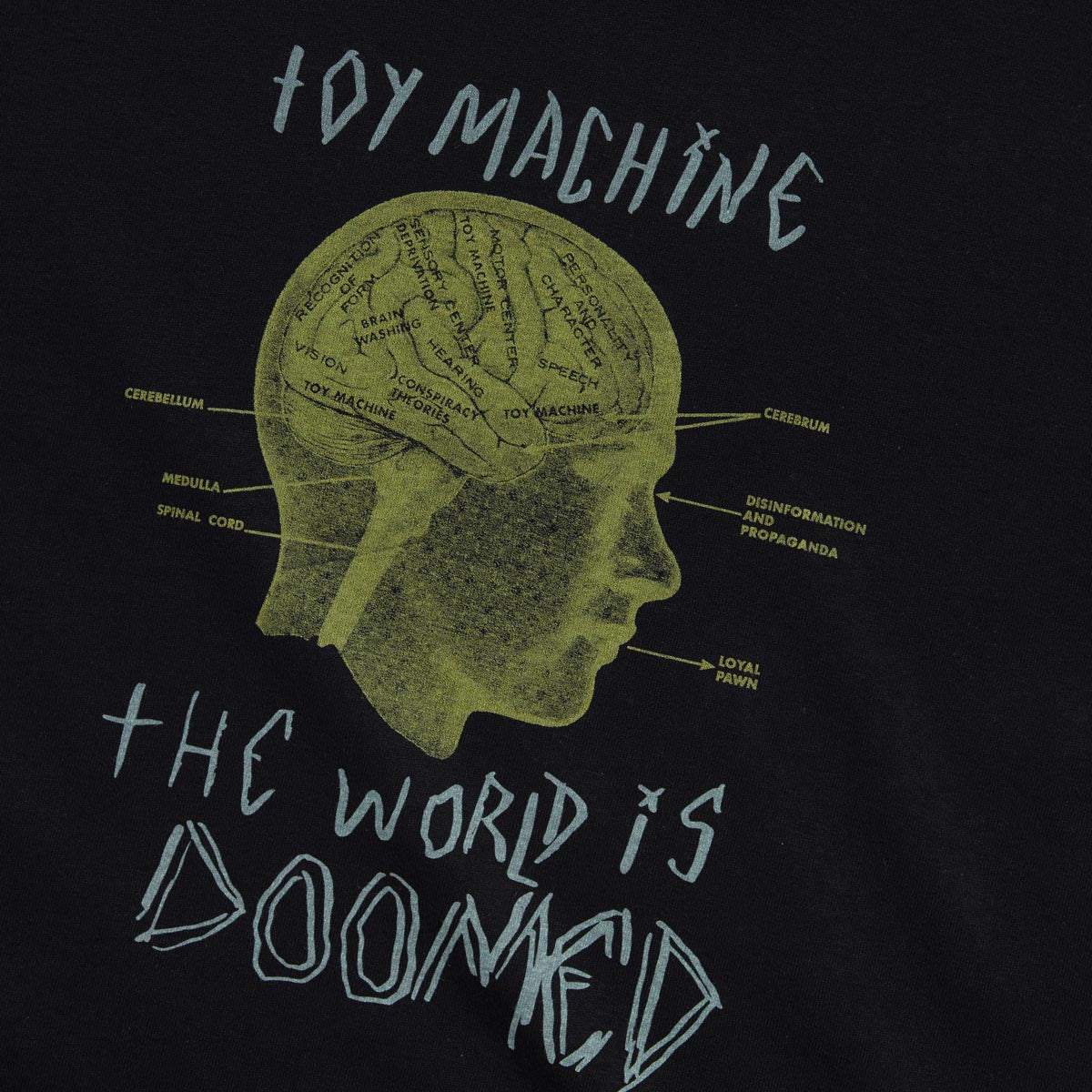 Toy Machine Doomed T-Shirt - Black image 2